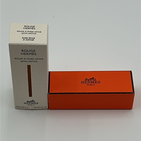 2423- Hermès Rose Èpicè 21 Satinè NWT - Picture 6 of 7